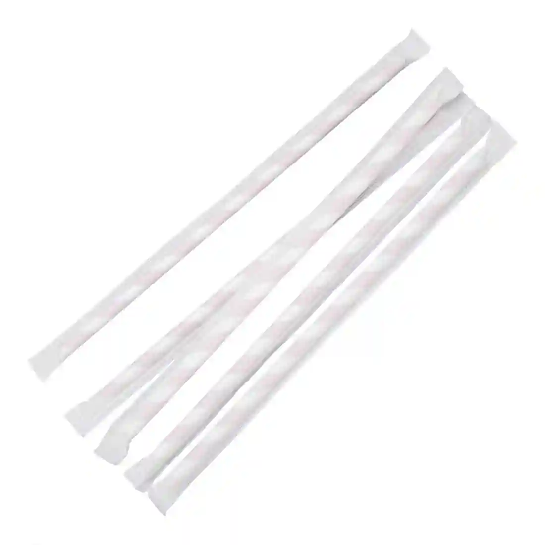 Fiesta Compostable Individually Wrapped Paper Straws Red Stripes (Pack of 250) - Image 5