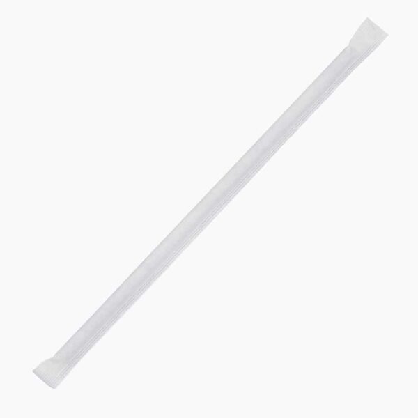 Fiesta Compostable Individually Wrapped Bendy Paper Straws Black (Pack of 250) - Image 6