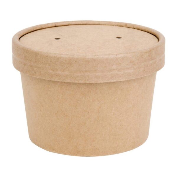 Fiesta Recyclable Soup Containers 230ml/8oz 98mm (Pack of 500) - Image 3