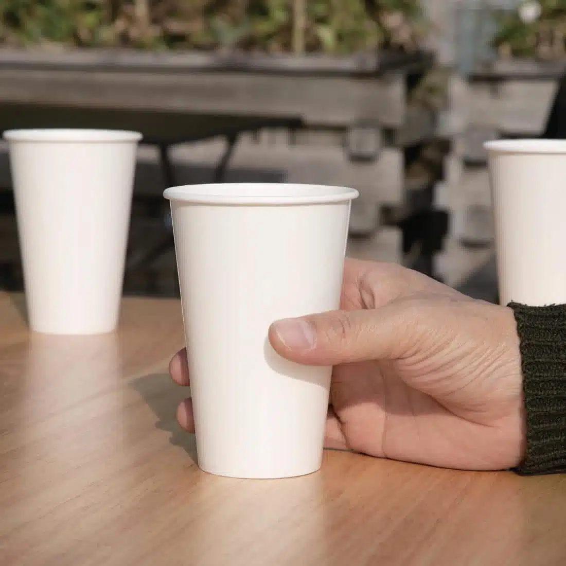 Fiesta Recyclable Cold Paper Cup 16oz 90mm (Pack of 1000) - Image 4