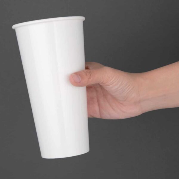 Fiesta Recyclable Cold Paper Cup 22oz 90mm (Pack of 1000) - Image 3