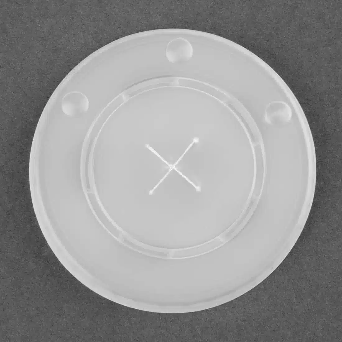 Fiesta Recyclable Polystyrene Lids for 12oz Cold Paper Cups 80mm (Pack of 1000) - Image 2