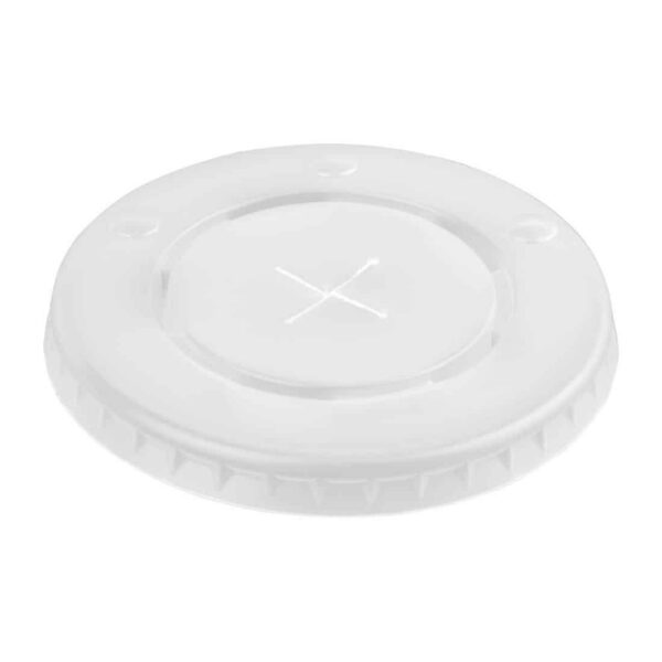 Fiesta Recyclable Polystyrene Lids for 12oz Cold Paper Cups 80mm (Pack of 1000) - Image 4