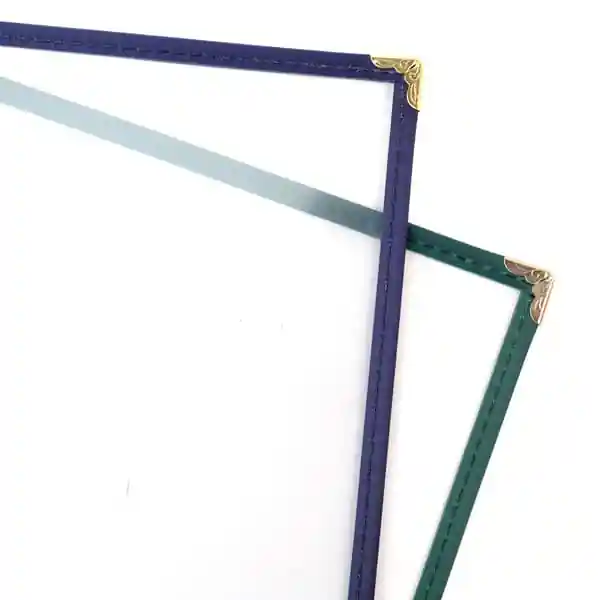 Framed Plastic Menus