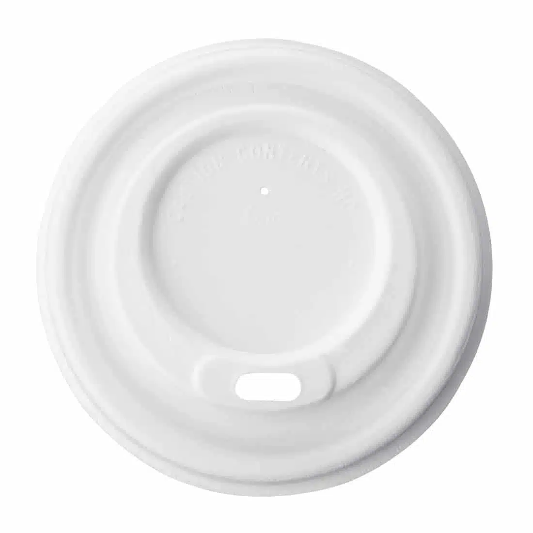 Fiesta Compostable Bagasse Coffee Cup Lids 225ml / 8oz (Pack of 1000) - Image 1
