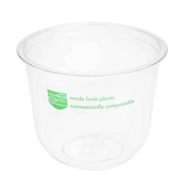 Vegware 96-Series Compostable PLA Deli Pots 12oz (Pack of 1000) - Image 2