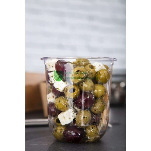 Vegware 96-Series Compostable PLA Deli Pots 16oz (Pack of 1000) - Image 6