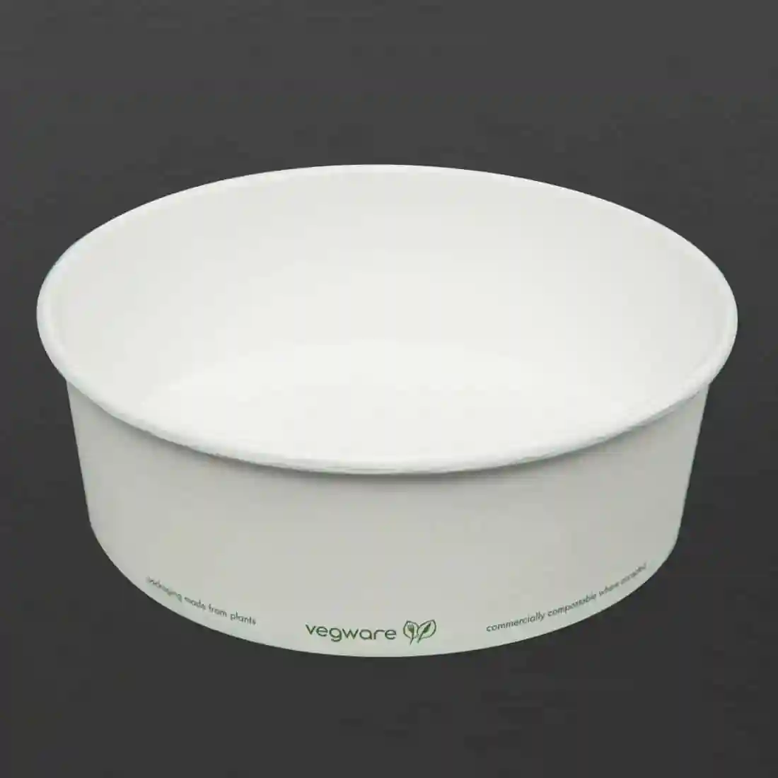 Vegware 185-Series Compostable Bon Appetit Wide PLA-lined Paper Food Bowls 32oz (Pack of 300) - Image 6