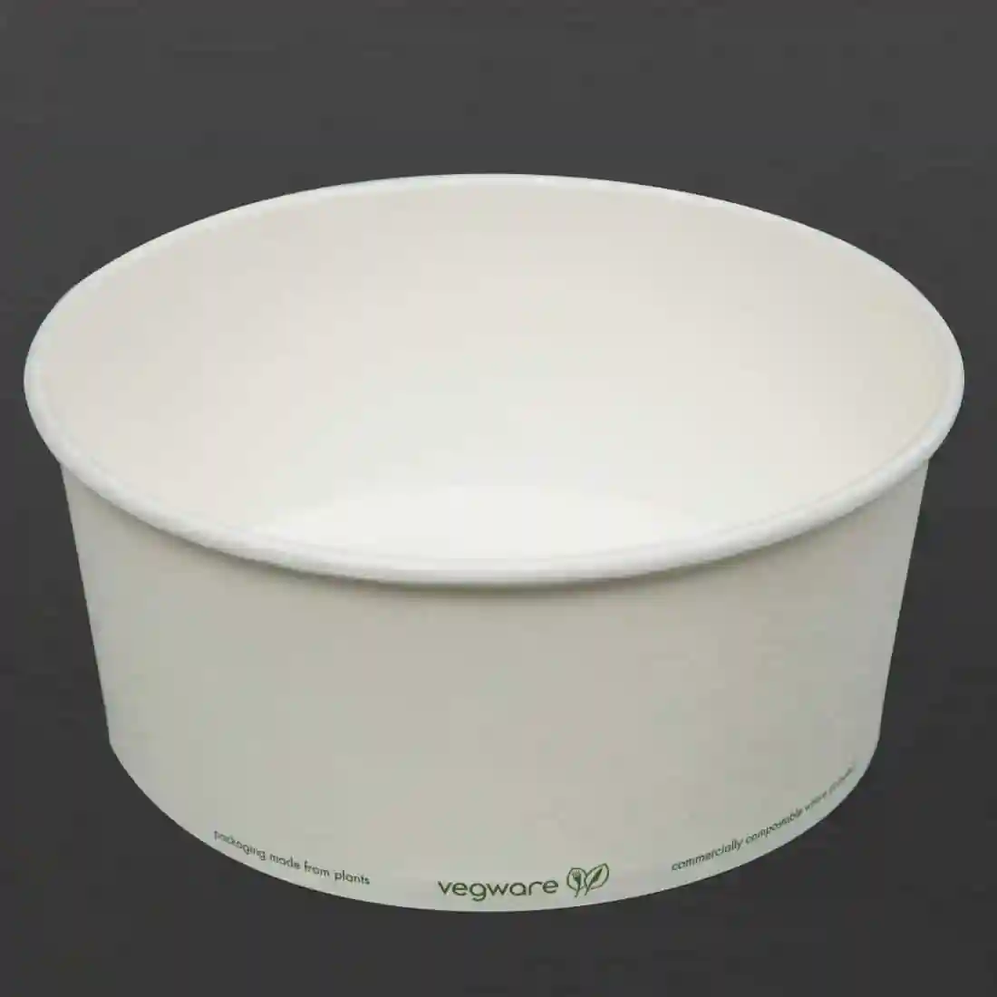 Vegware 185-Series Compostable Bon Appetit Wide PLA-lined Paper Food Bowls 48oz (Pack of 300) - Image 6