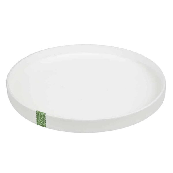 Vegware 185-Series Compostable Bon Appetit Wide PLA-lined Paper Food Bowl Lid (Pack of 300) - Image 3