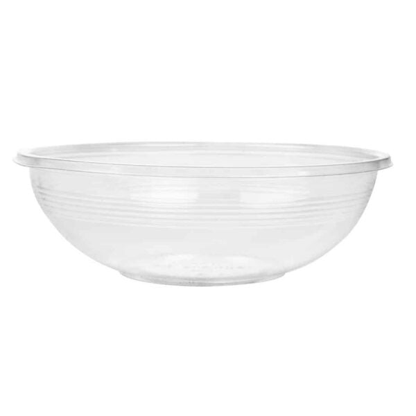 Vegware 185-Series Compostable Bon Appetit Wide PLA Salad Bowls 24oz (Pack of 300) - Image 2