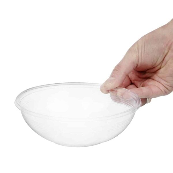 Vegware 185-Series Compostable Bon Appetit Wide PLA Salad Bowls 24oz (Pack of 300) - Image 5