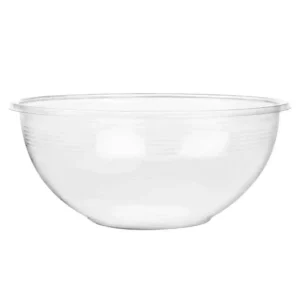 Vegware 185-Series Compostable Bon Appetit Wide PLA Salad Bowls 32oz (Pack of 300)
