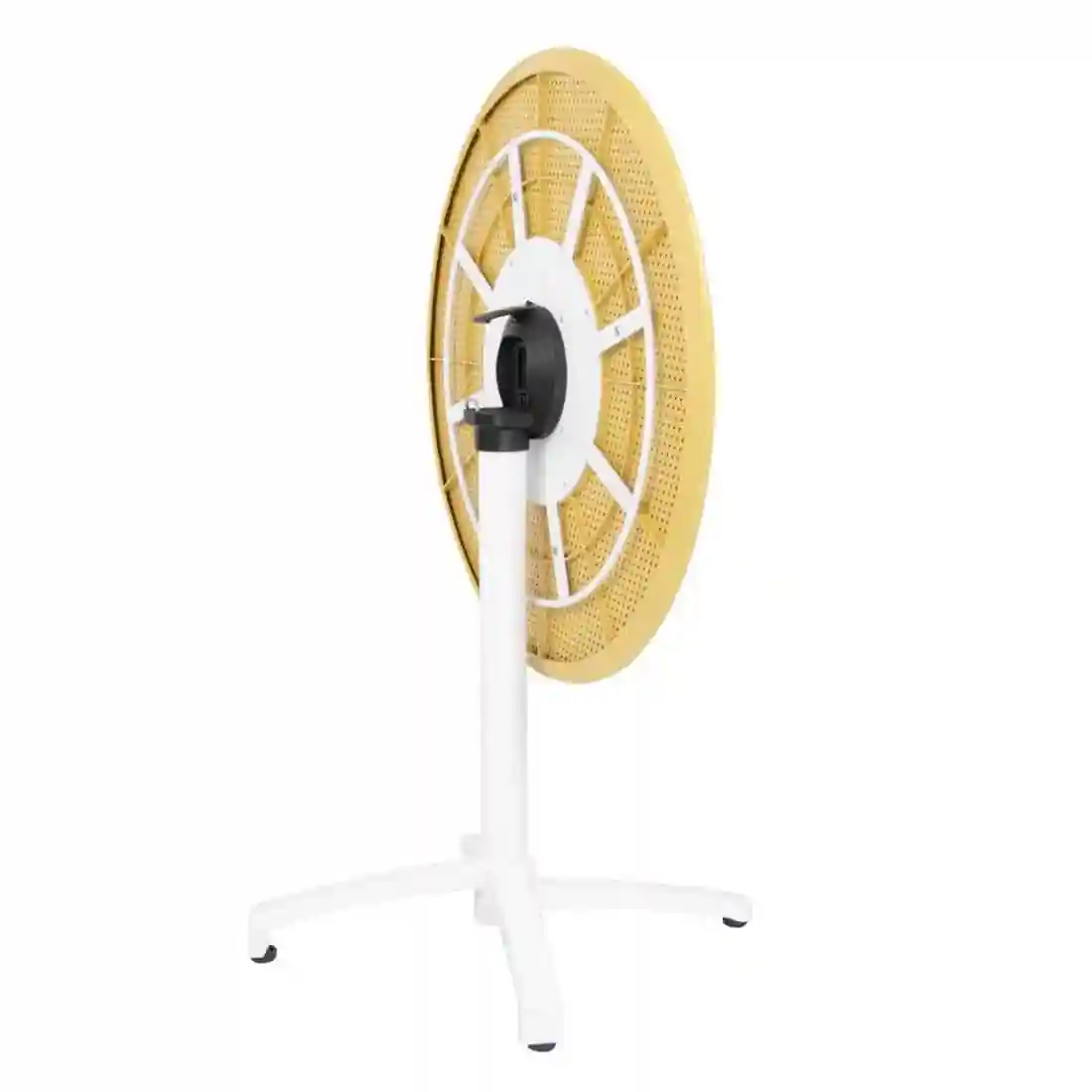 Bolero Folding Polypropylene Table 800mm Mustard Yellow - Image 2