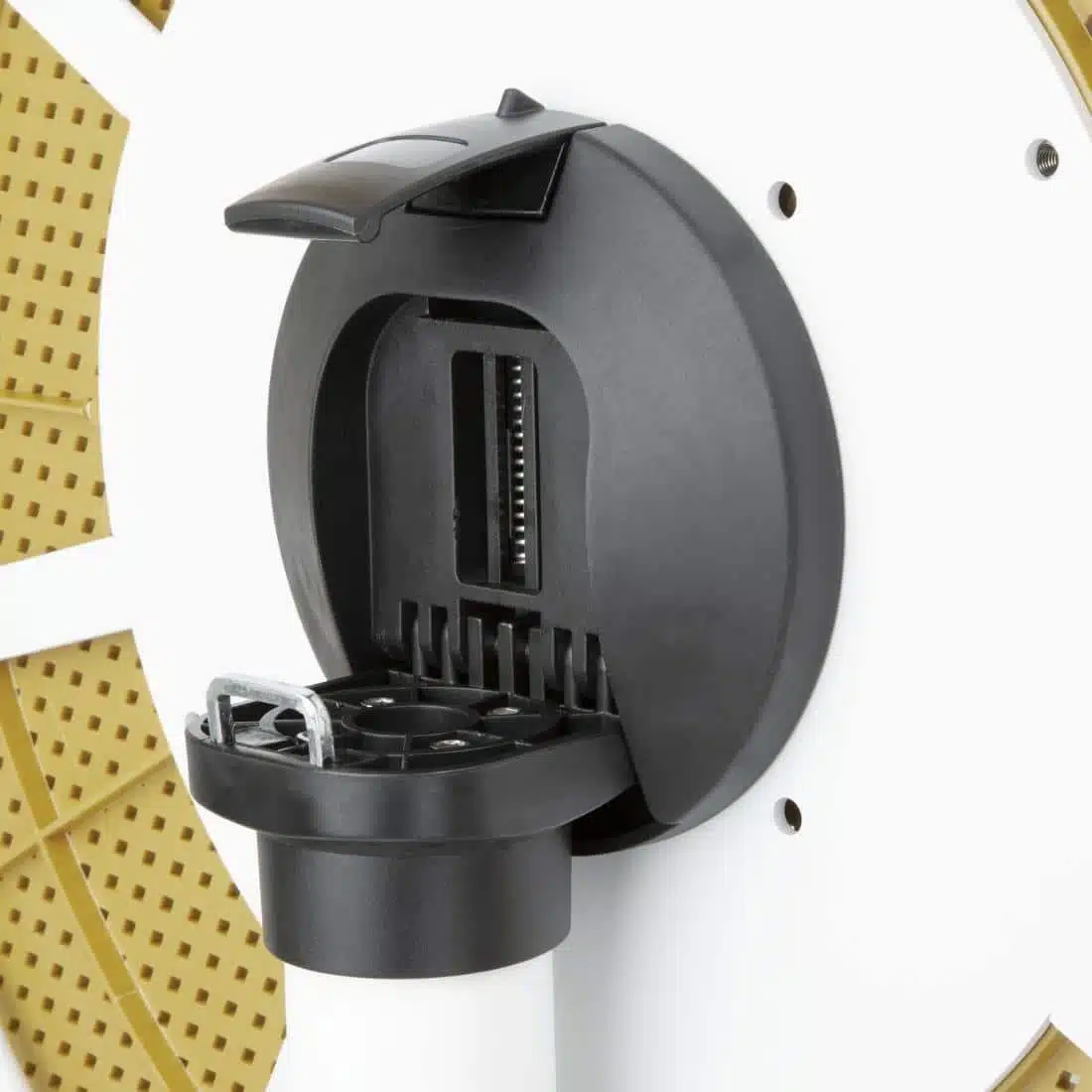 Bolero Folding Polypropylene Table 800mm Mustard Yellow - Image 3