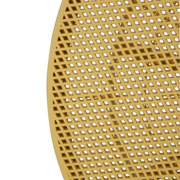Bolero Folding Polypropylene Table 800mm Mustard Yellow - Image 4