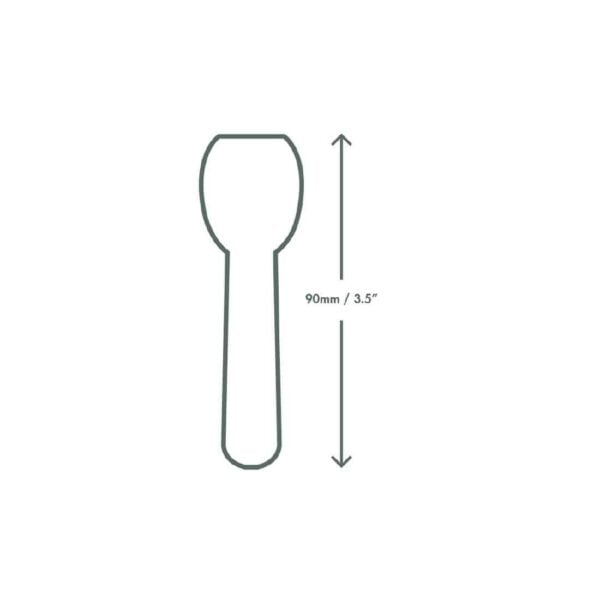 Vegware Paper Ice-Cream Spoon (Pack of 2000) - Image 4