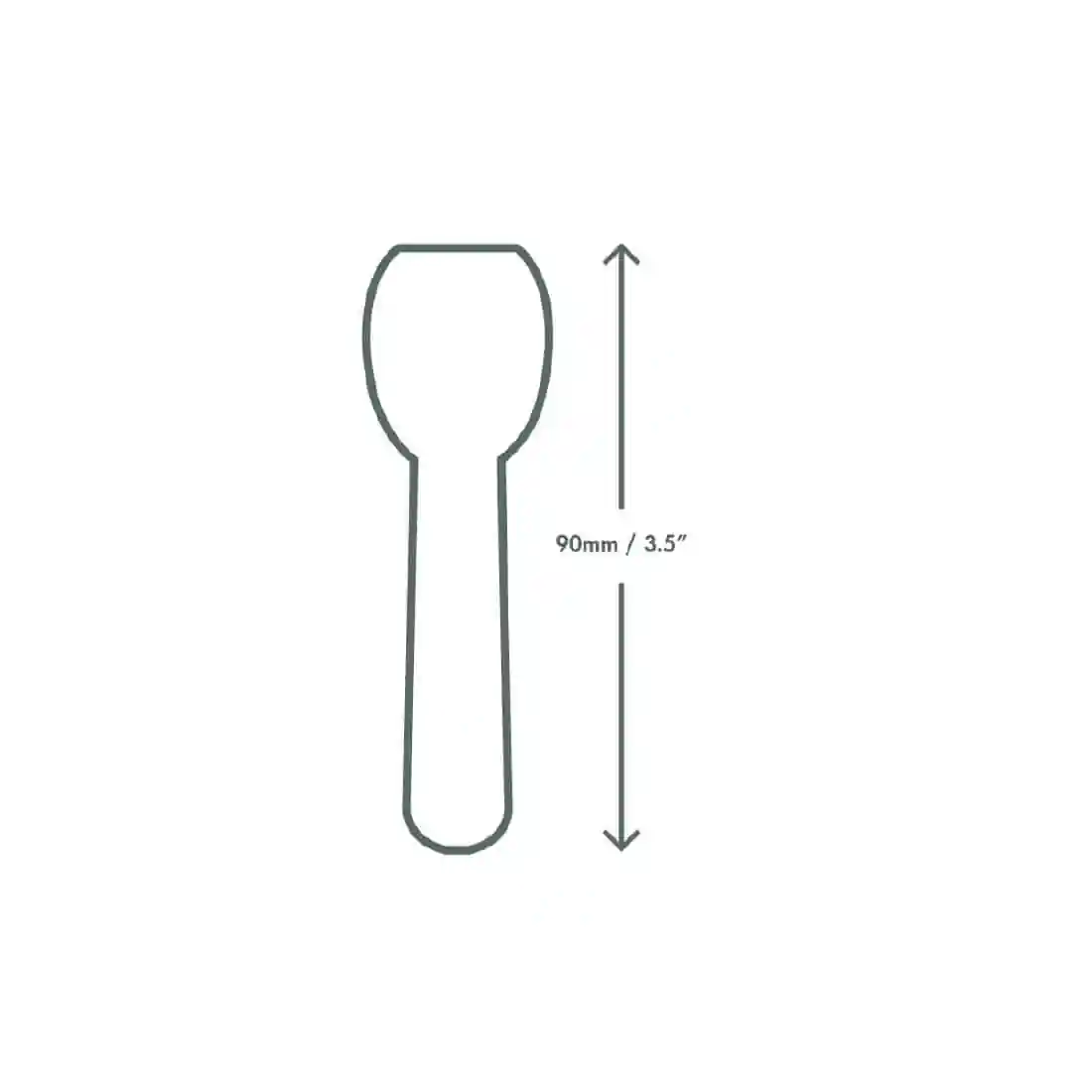 Vegware Paper Ice-Cream Spoon (Pack of 2000) - Image 3