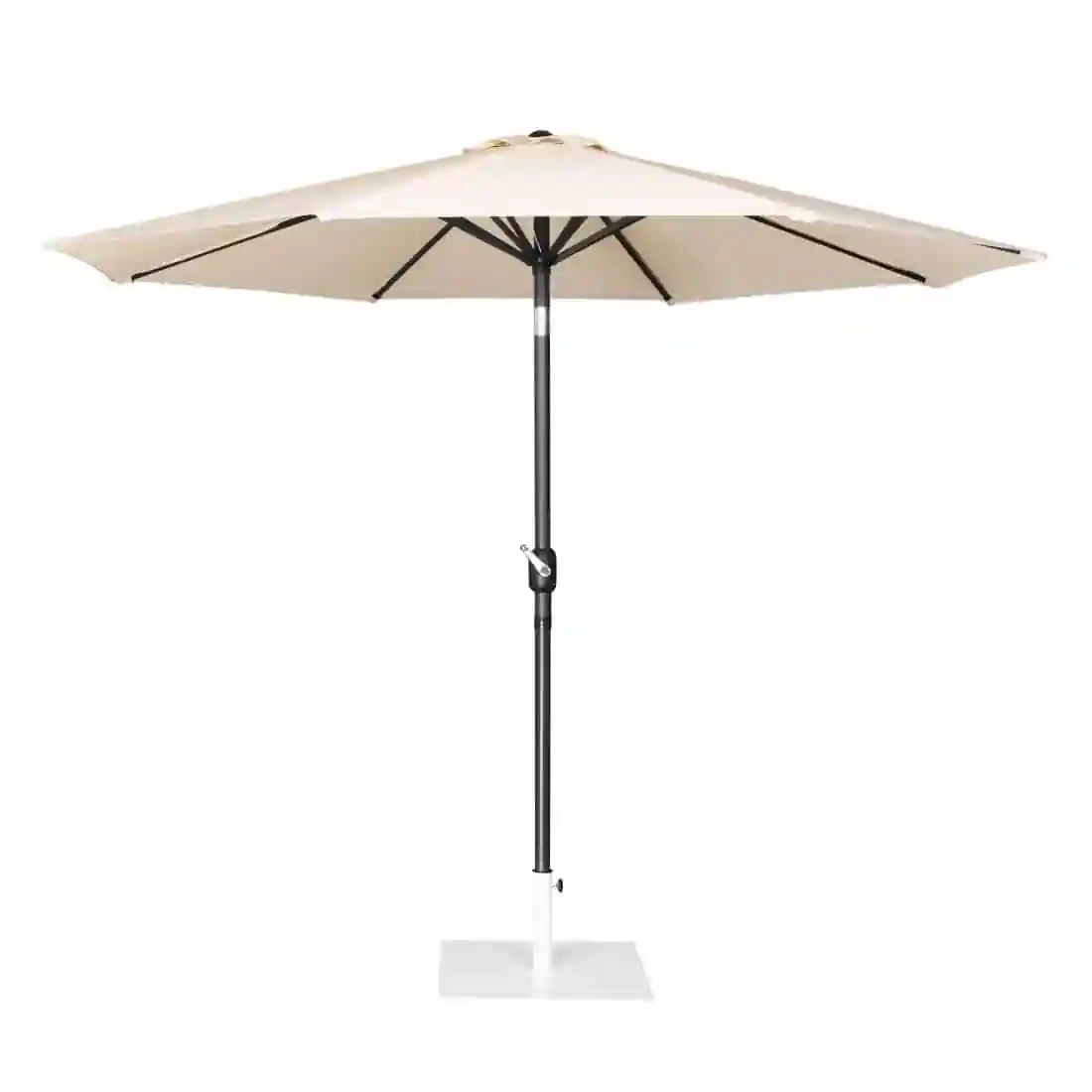 Bolero Seville Round Parasol 3m Diameter Cream - Image 1