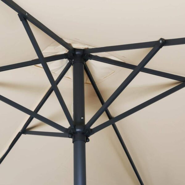 Bolero Seville Square Parasol 2x3m Cream - Image 4