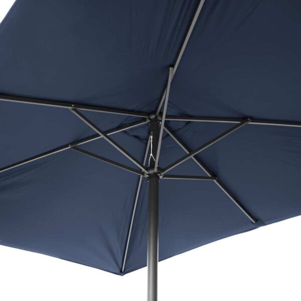 Bolero Seville Square Parasol 2x3m Navy Blue - Image 4