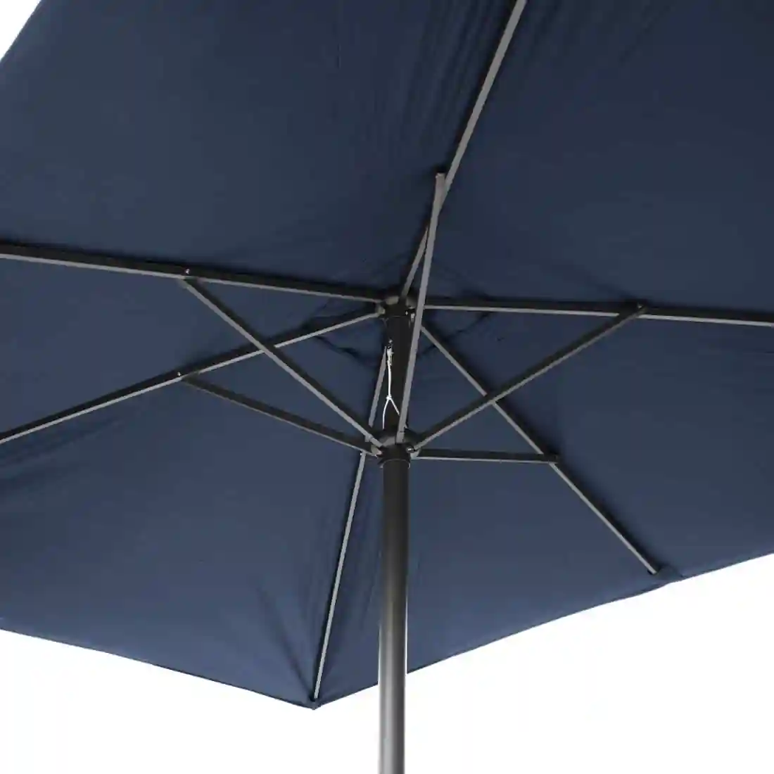 Bolero Seville Square Parasol 2x3m Navy Blue - Image 3
