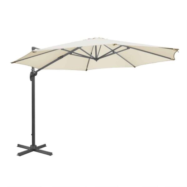 Bolero Venice Heavy Duty Parasol Cream 3.5m - Image 2