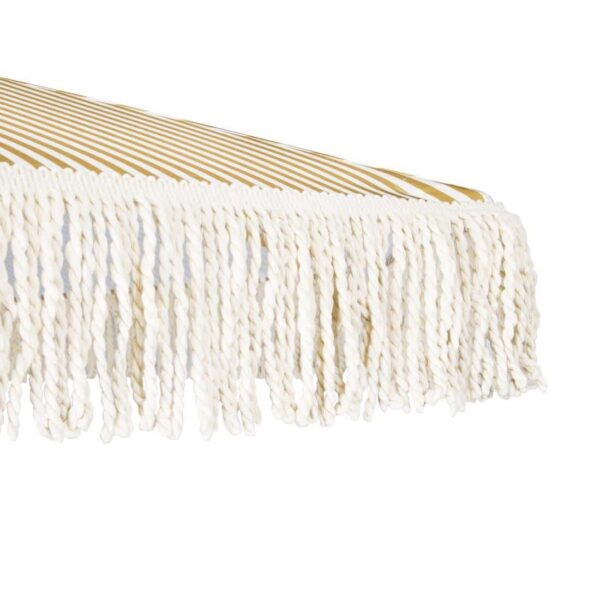 Bolero Sicily Round Striped Parasol 2m Diameter - Image 5