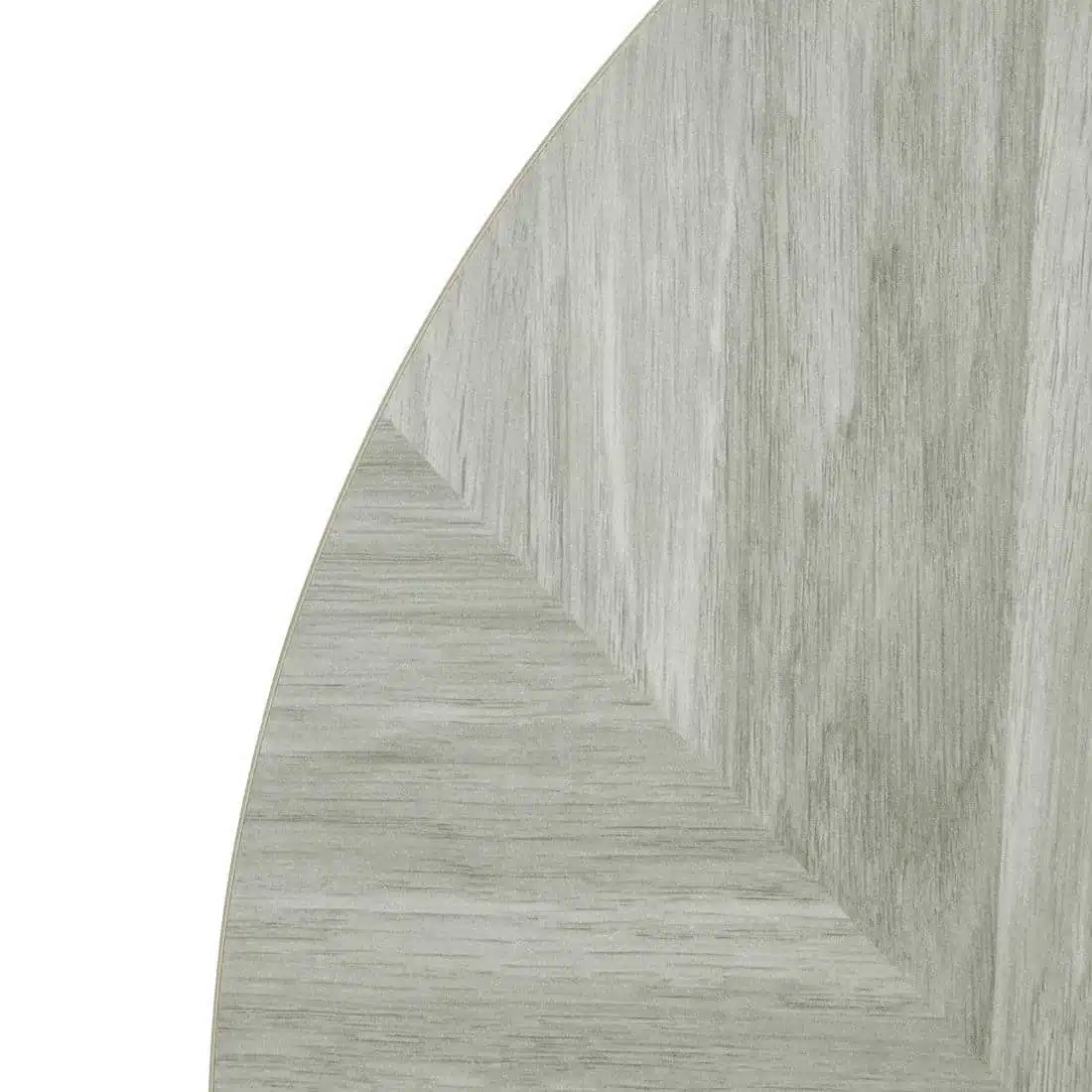 Bolero Pre-Drilled Round Table Top Chevron Design 600mm - Image 3