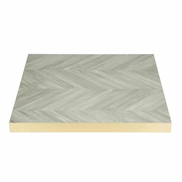 Bolero Pre-Drilled Table Top Chevron Design 700mm - Image 2