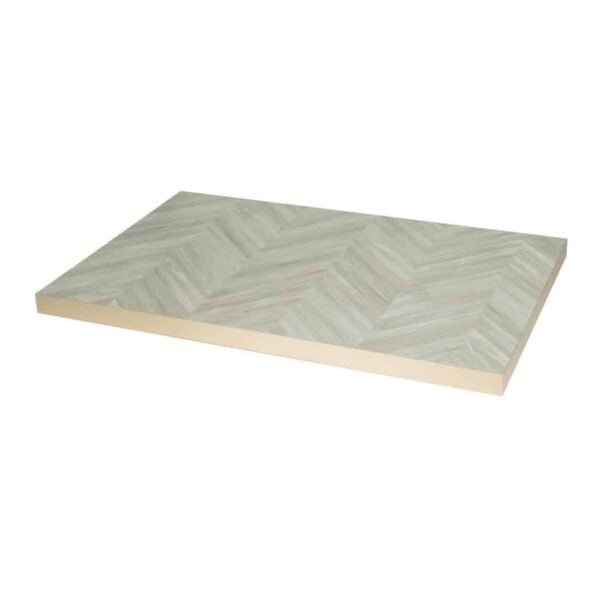 Bolero Rectangular Table Top Chevron Design 1100mm x 700mm - Image 2