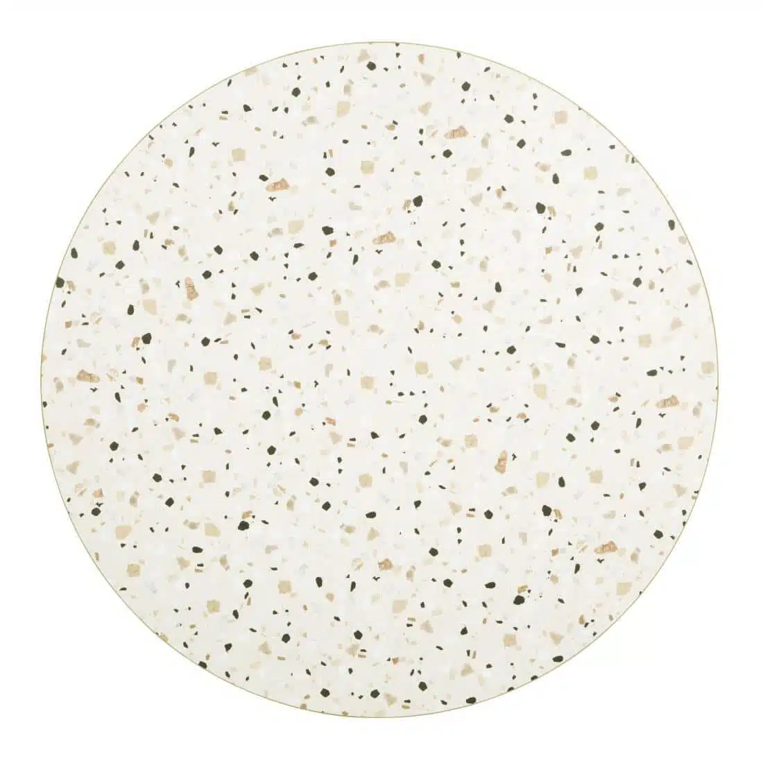 Bolero Terrazzo Style Round Table Top 600mm - Image 2