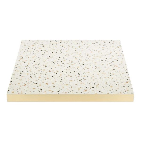 Bolero Terrazzo Style Square Table Top 700x700mm - Image 1