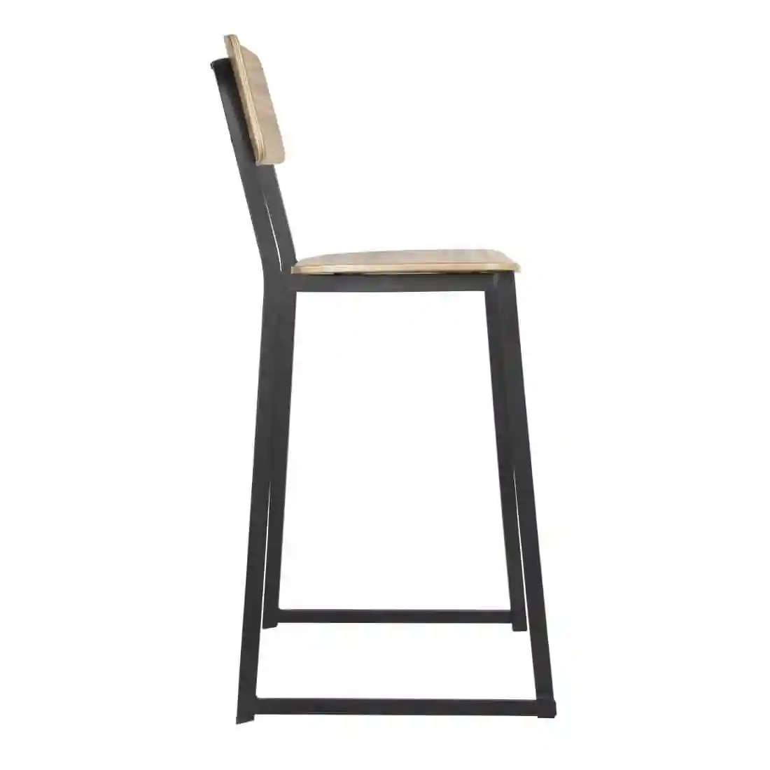 Bolero Beaufort Wooden Interior High Stools (Pack of 2) - Image 3