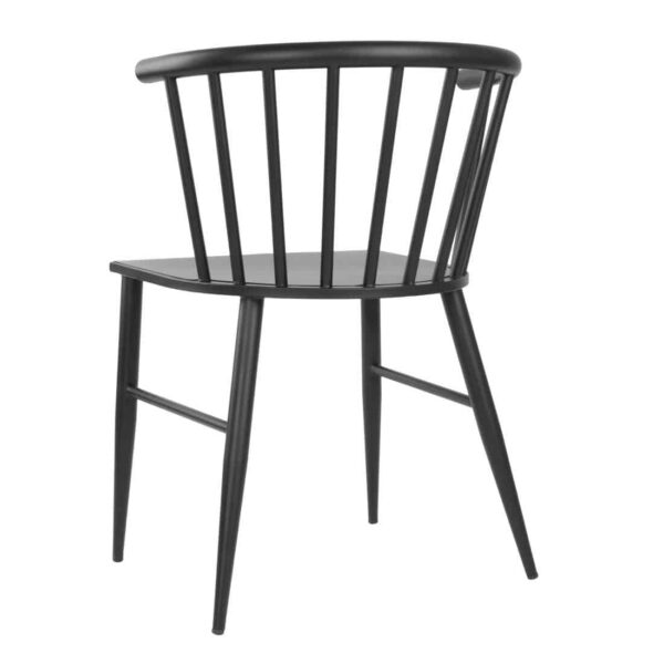 Bolero Harrowdene Black Spindle Chairs (Pack of 2) - Image 4