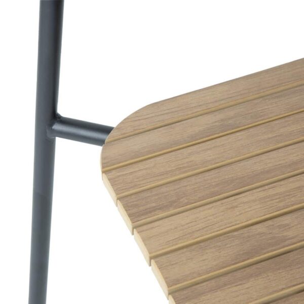 Bolero Santorini Wood Effect Outdoor Chairs (Pack of 4) - Image 6