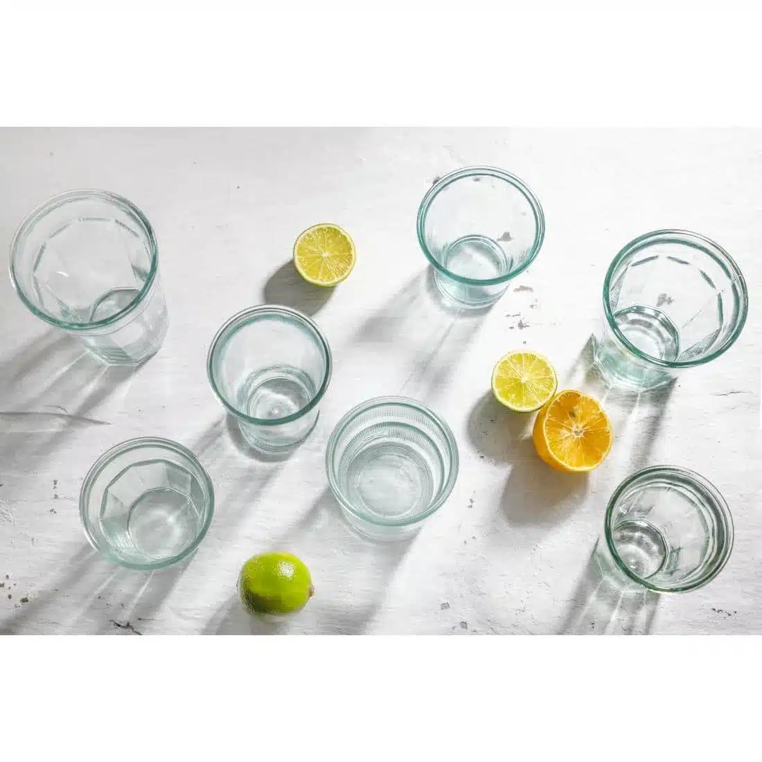 Olympia Recycled Glass Orleans Tumblers 220ml (6 pack) - Image 7
