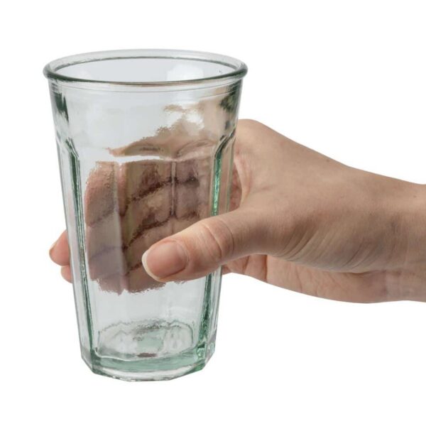 Olympia Recycled Glass Orleans Tumblers 275ml (6 pack) - Image 4