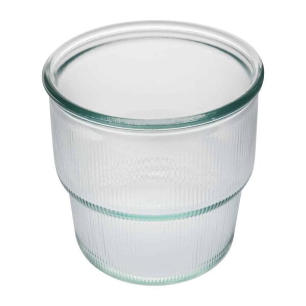 Olympia Recycled Glass Ribbed Stackable Tumblers 300ml (6 pack) - Image 5