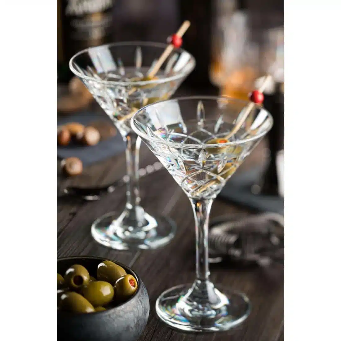 Utopia Lucent Vintage Martini Glasses 235ml (6 Pack) - Image 2