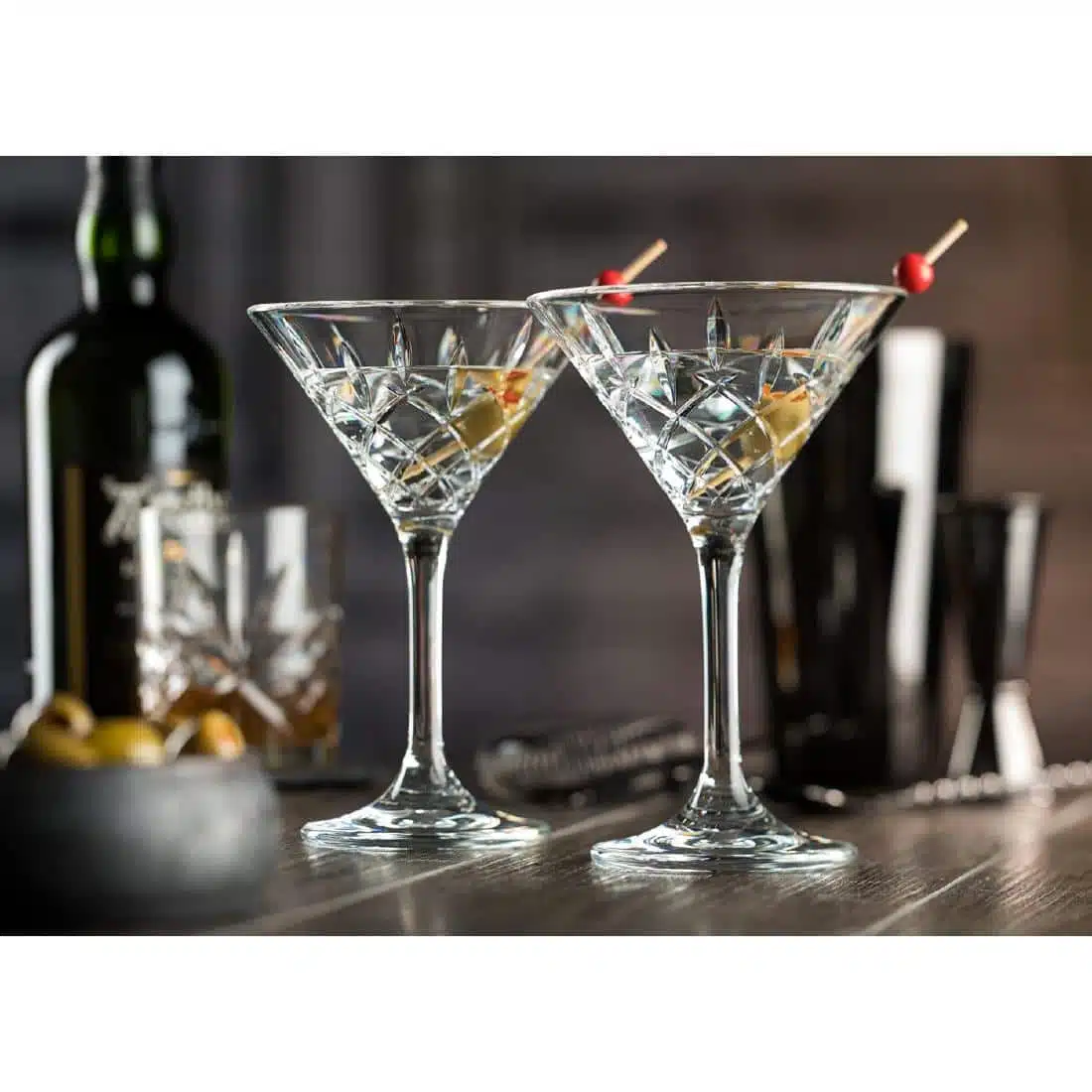 Utopia Lucent Vintage Martini Glasses 235ml (6 Pack) - Image 3