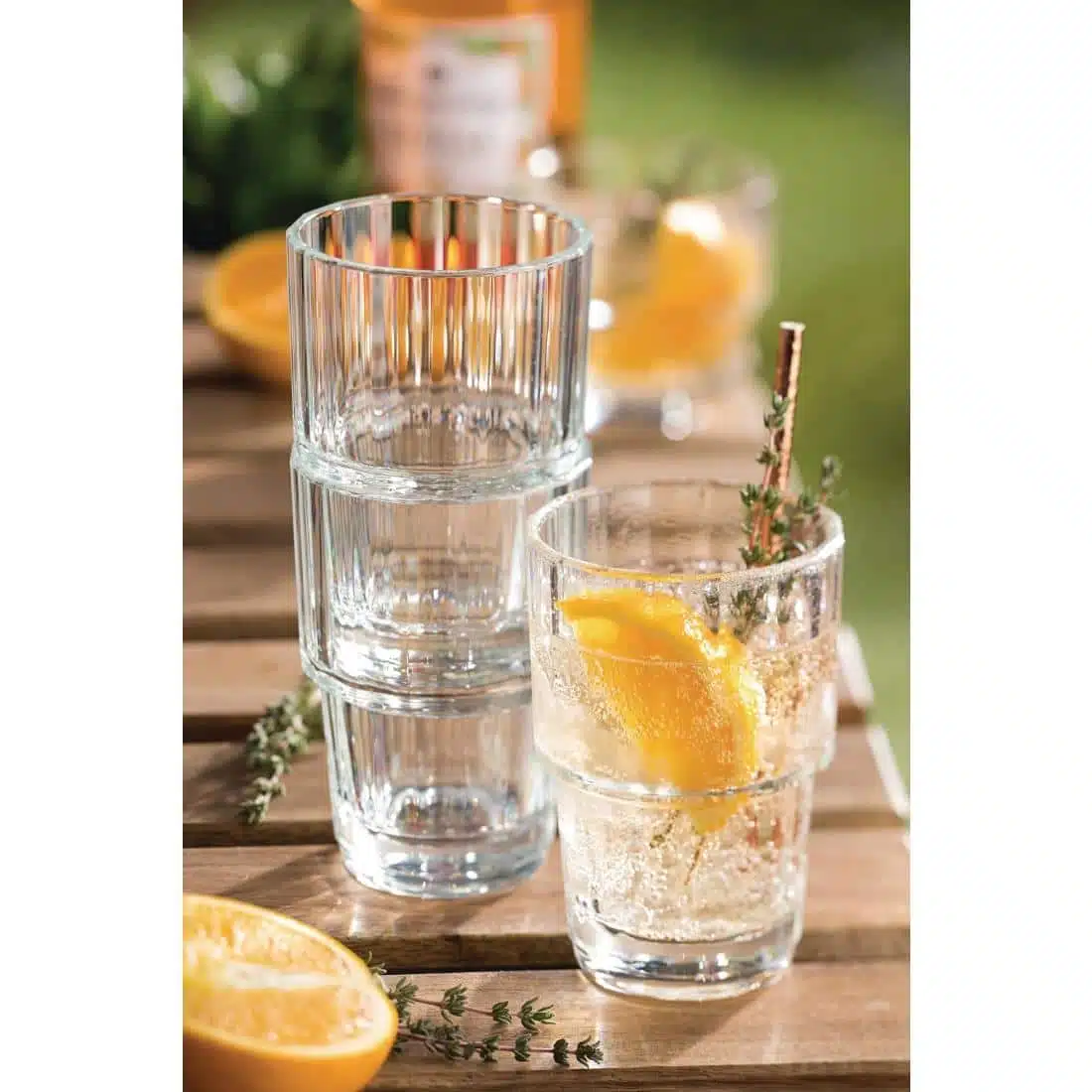 Utopia Lucent Nepal Stacking Tumblers 310ml (6 Pack) - Image 2