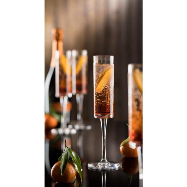 Utopia Lucent Level Champagne Glasses 165ml (6 Pack) - Image 3