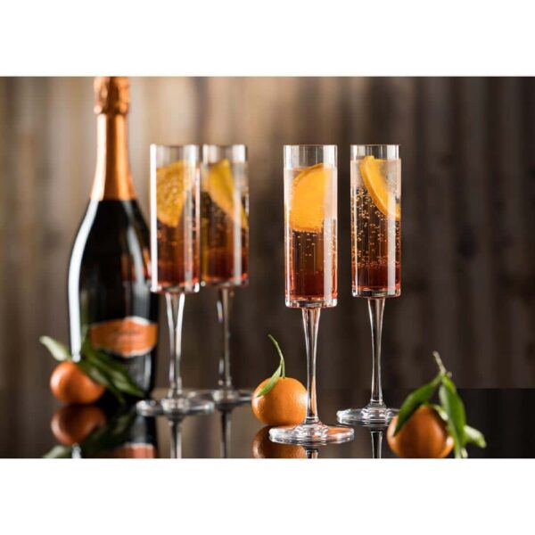 Utopia Lucent Level Champagne Glasses 165ml (6 Pack) - Image 4