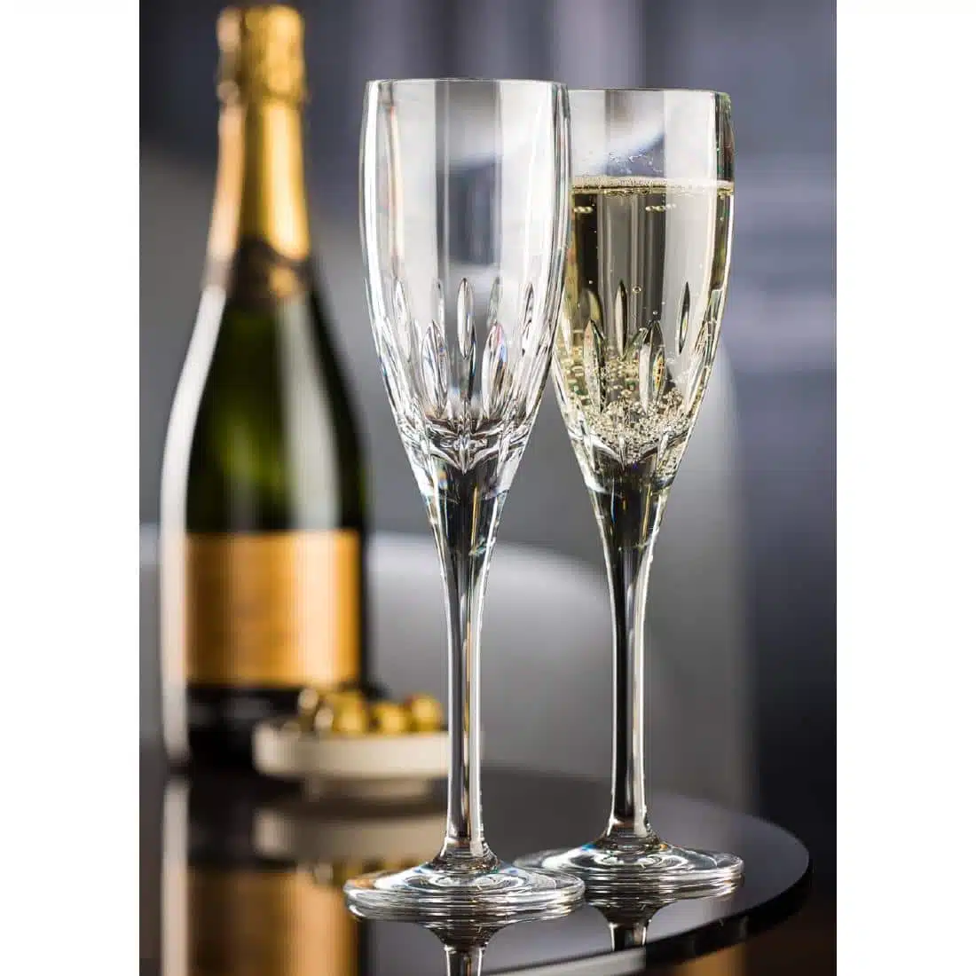 Utopia Lucent Ascot Flutes 260ml (6 pack) - Image 2