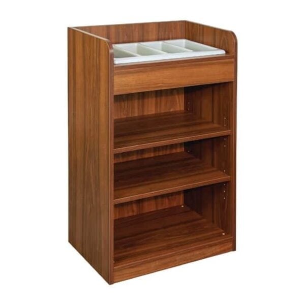 Cutlery Stand Walnut Finish - Image 3