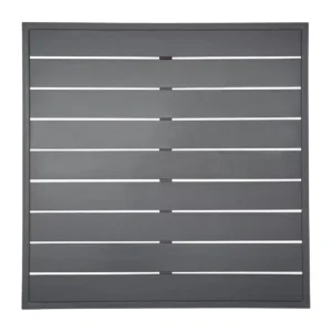 Bolero Aluminium Square Table Top Dark Grey 700mm