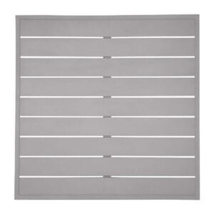 Bolero Aluminium Square Table Top Light Grey 700mm