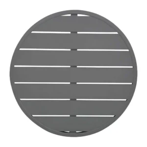 Bolero Aluminium Round Table Top Dark Grey 580mm