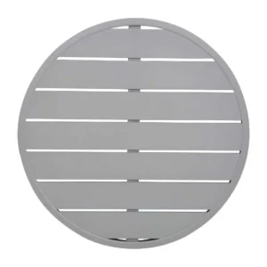 Bolero Aluminium Round Table Top Light Grey 580mm